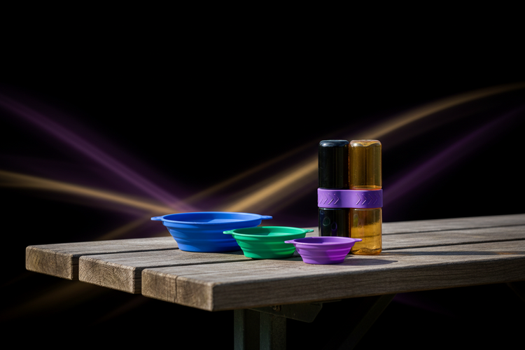 Dual-Chamber Travel Bowls | Majestic Pet KingdomT
