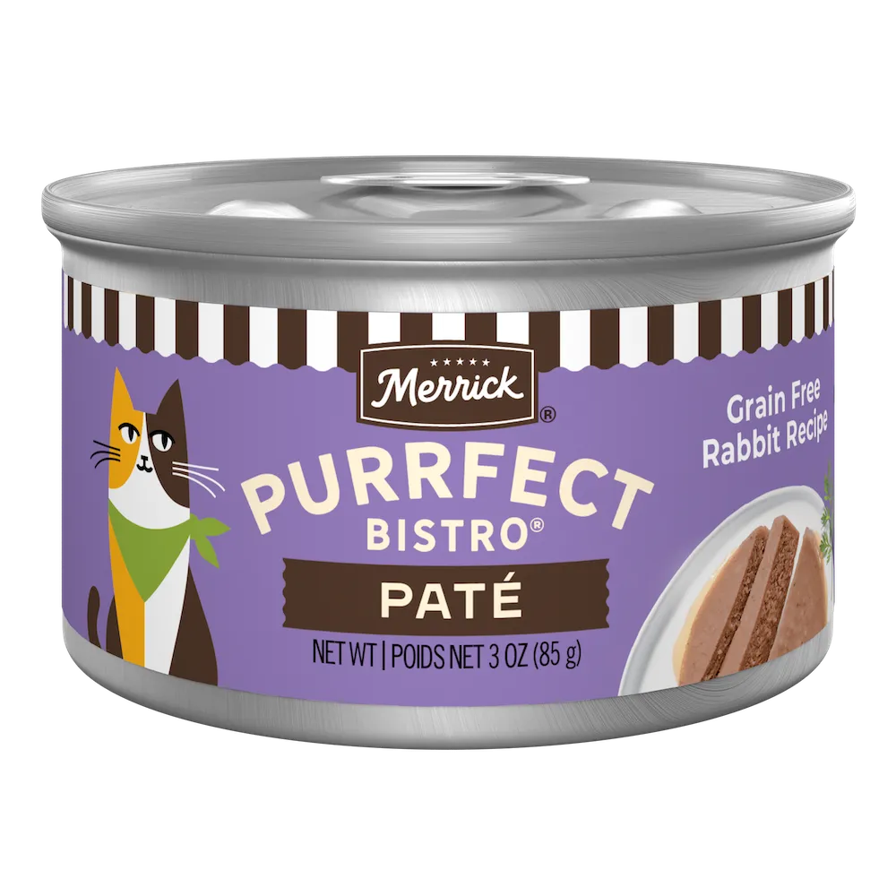 Merrick Purrfect Bistro Grain Free Adult Rabbit Pate Cat Food - Majestic Pet Kingdom