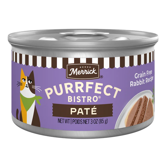 Merrick Purrfect Bistro Grain Free Adult Rabbit Pate Cat Food - Majestic Pet Kingdom