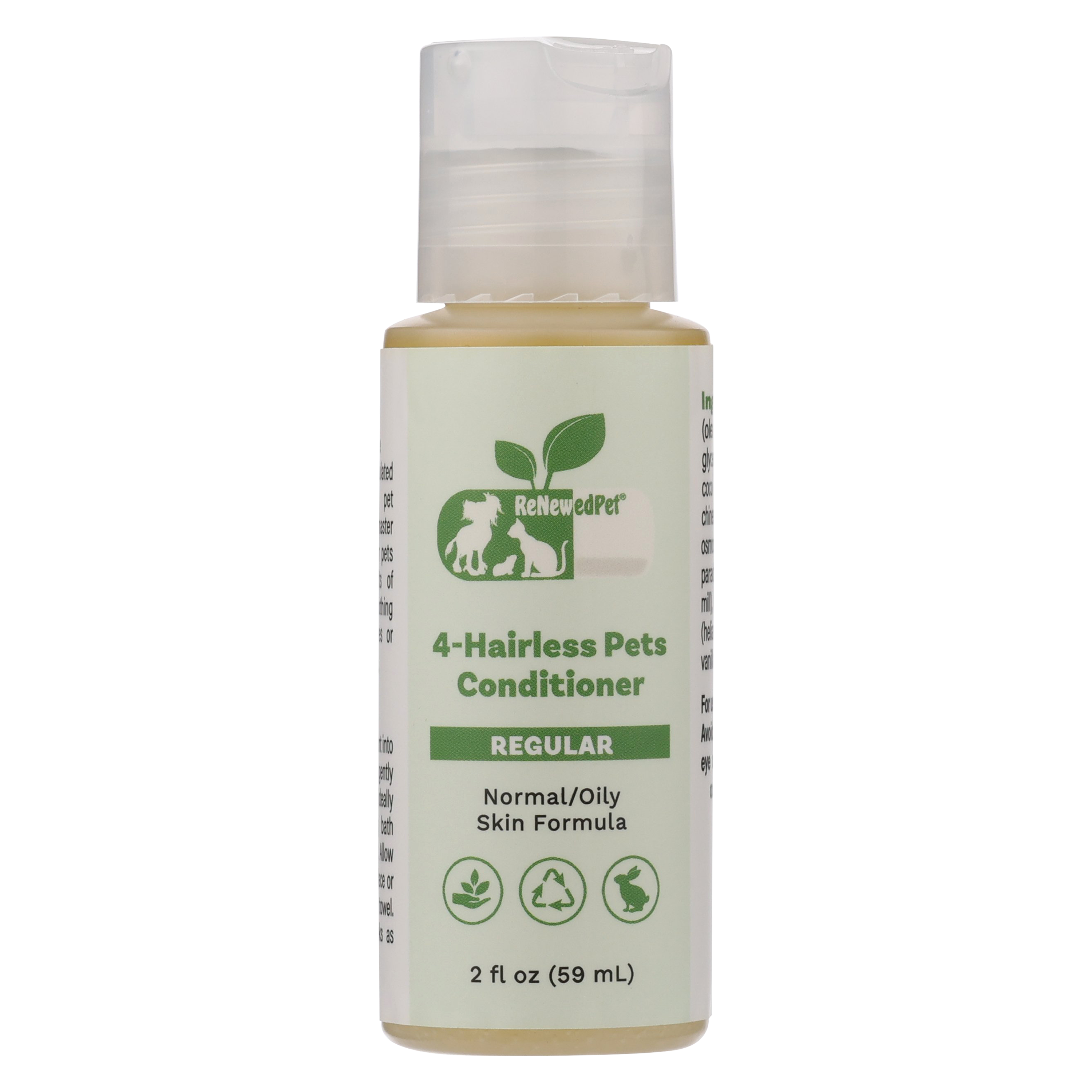 Gentle Regular Skin Moisturizing Conditioner for Hairless Pets