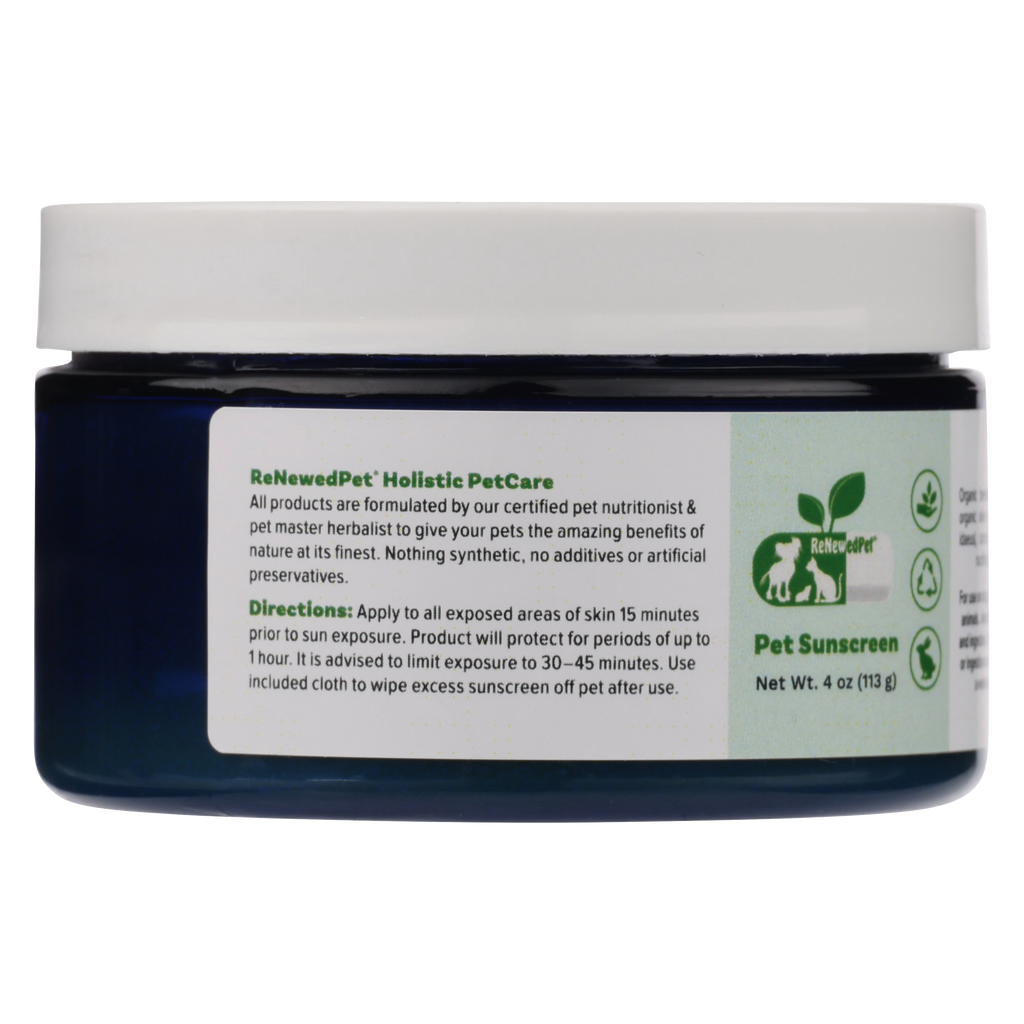 Natural Organic Sunscreen Lotion Shield for Dogs & Cats - Majestic Pet Kingdom