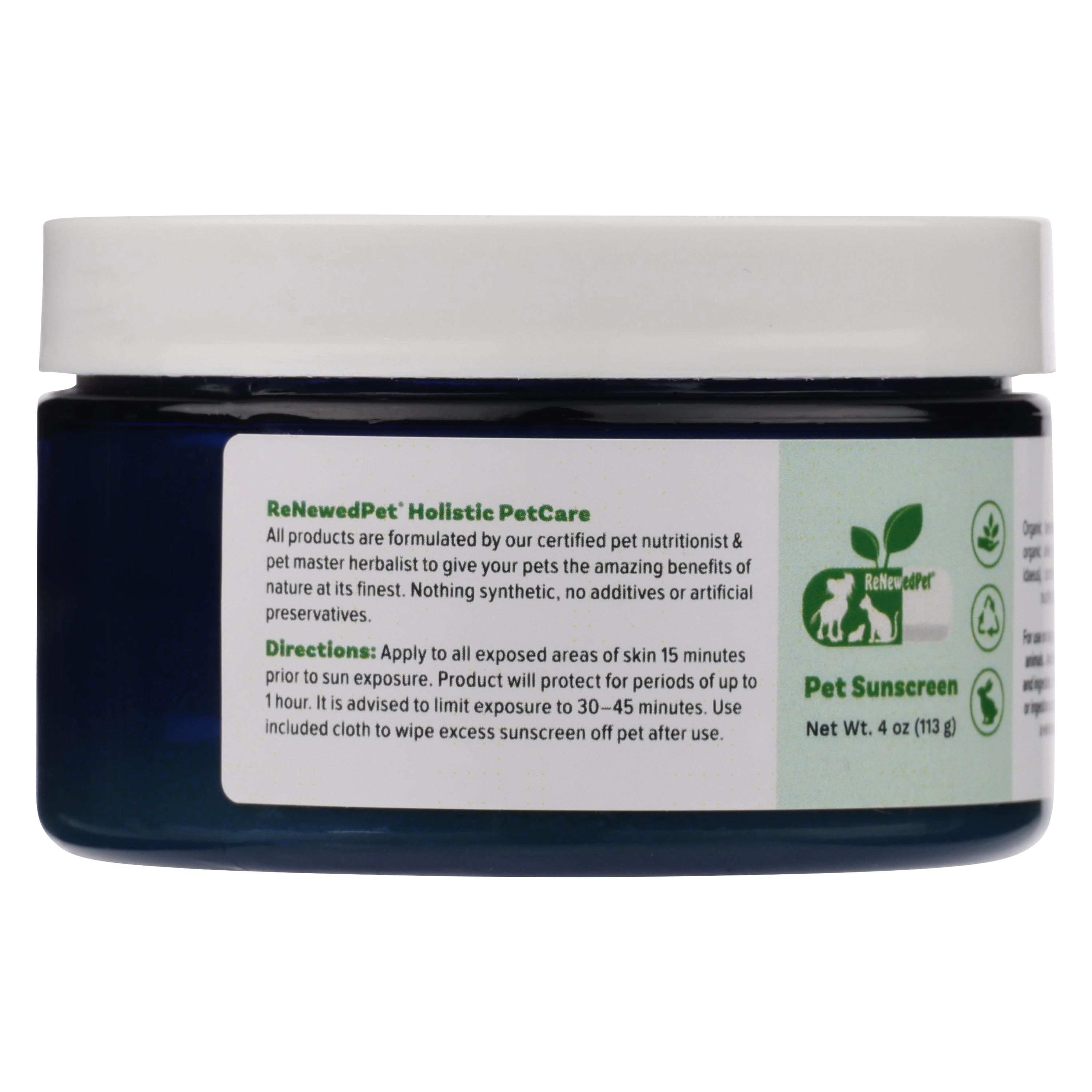 Natural Organic Sunscreen Lotion Shield for Dogs & Cats - Majestic Pet Kingdom