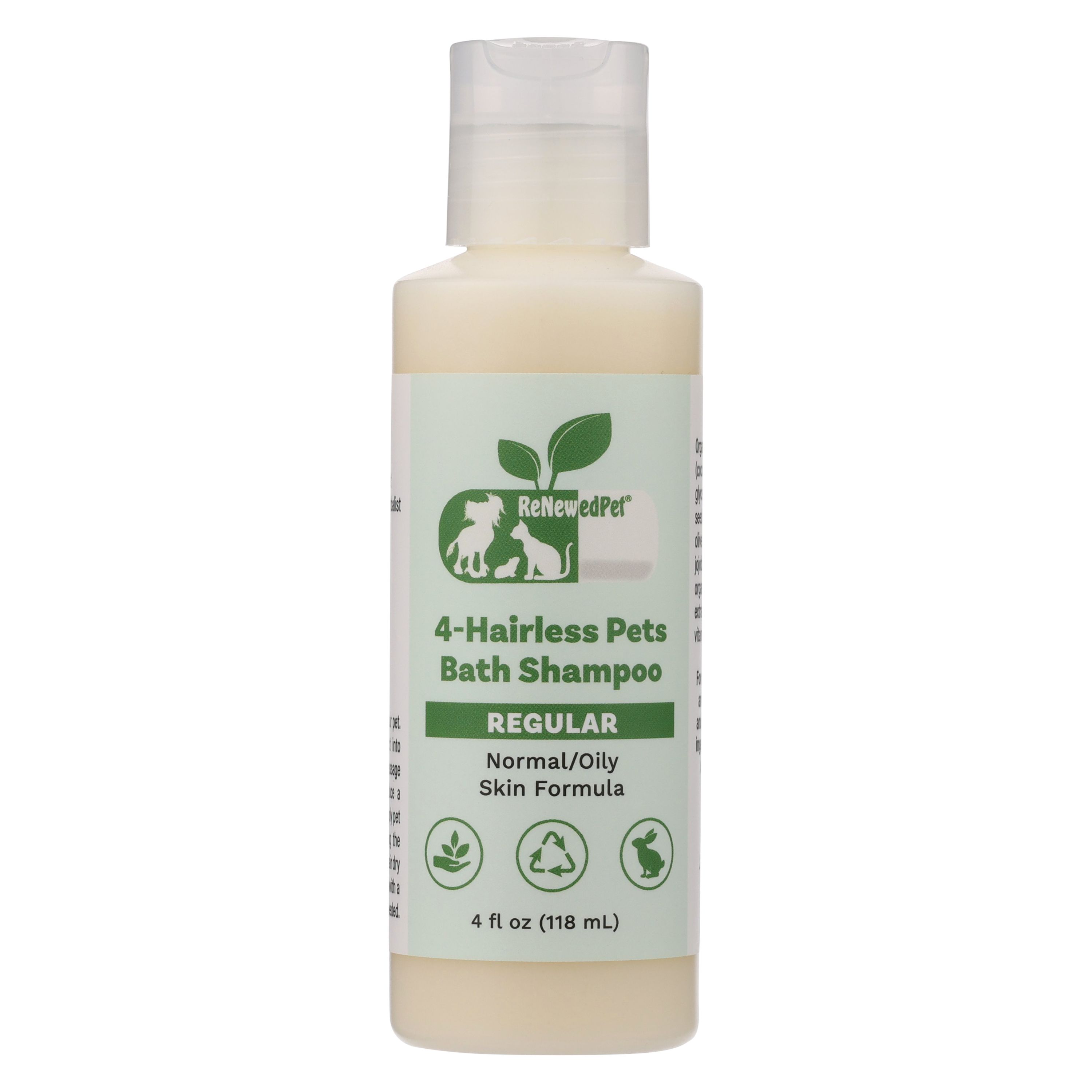 Gentle Regular Skin Care Shampoo for Hairless Pets