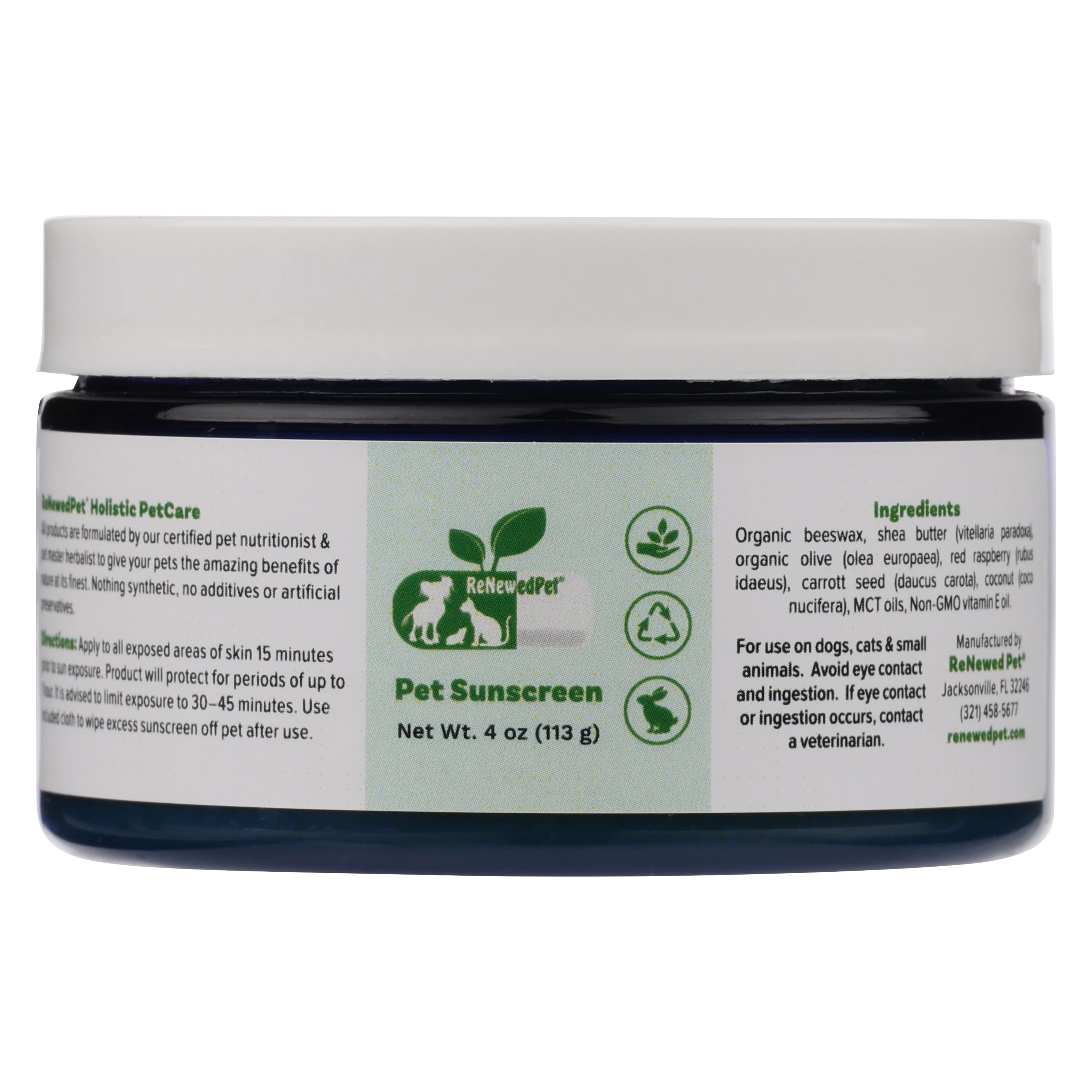 Natural Organic Sunscreen Lotion Shield for Dogs & Cats - Majestic Pet Kingdom