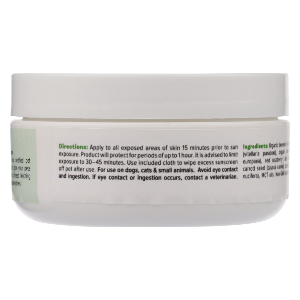 Natural Organic Sunscreen Lotion Shield for Dogs & Cats - Majestic Pet Kingdom