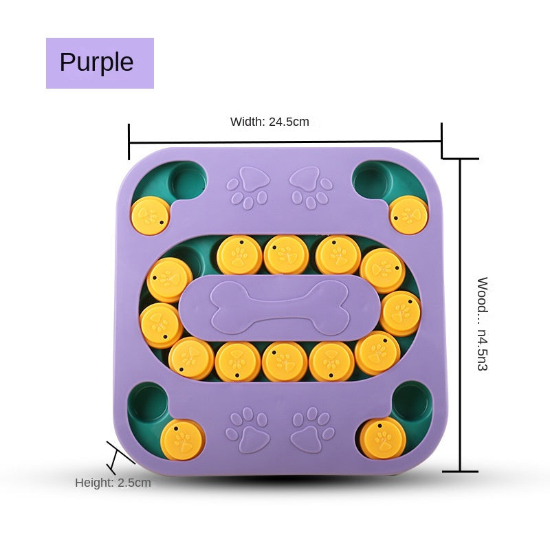 Interactive Slow Feeder Bowl: Dog Puzzle Toy Bowl - Majestic Pet Kingdom