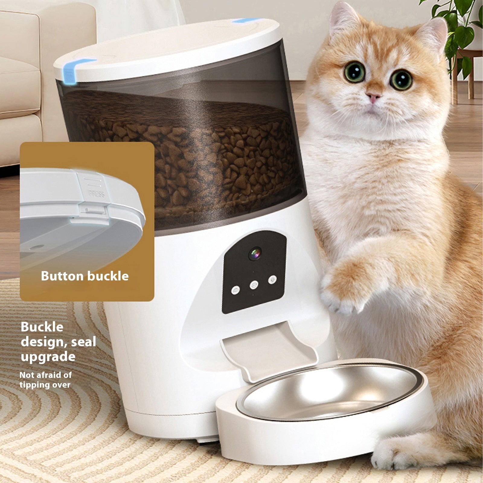 Smart Visual Pet Feeder Remote HD Wide Angle - Majestic Pet Kingdom