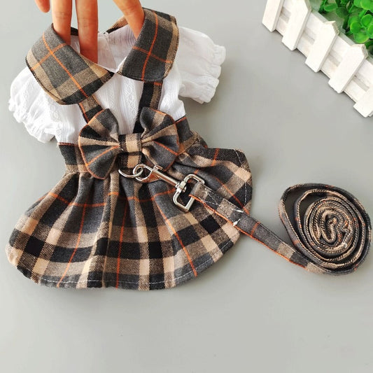 towing-rope,-going-out,-dog-clothing,-pet-clothing,-dress,-teddy-bear,-pommy,-vip-cat-dress,-spring-summer-luxury-view-2 | Majestic Pet Kingdom
