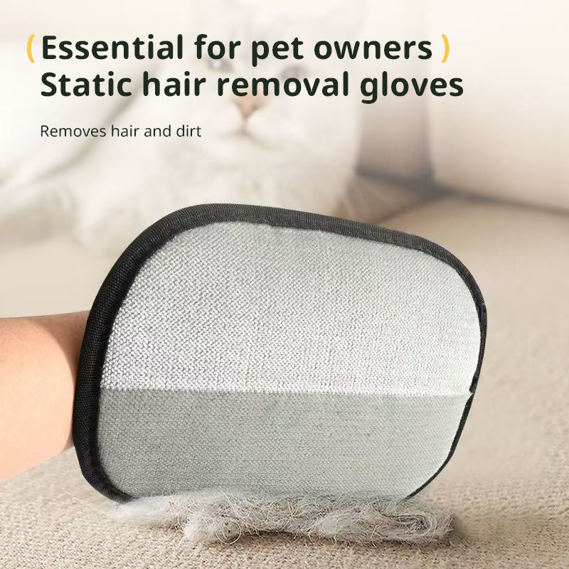 Pet Hair Remover Gloves: 3-in-1 Grooming & Deshedding