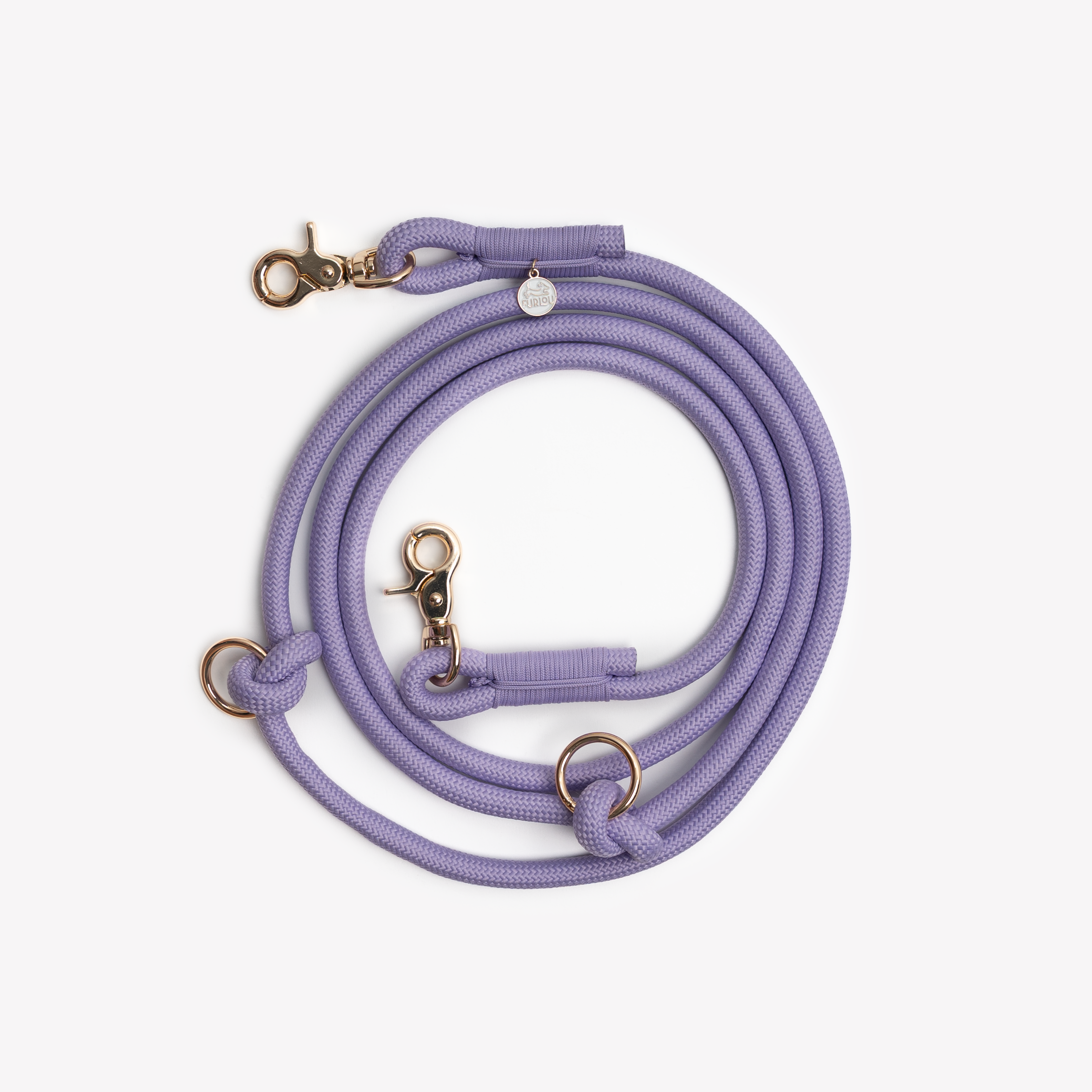 'Lavender' - Hands Free Braided Leash | Purrfect Pet Kingdom