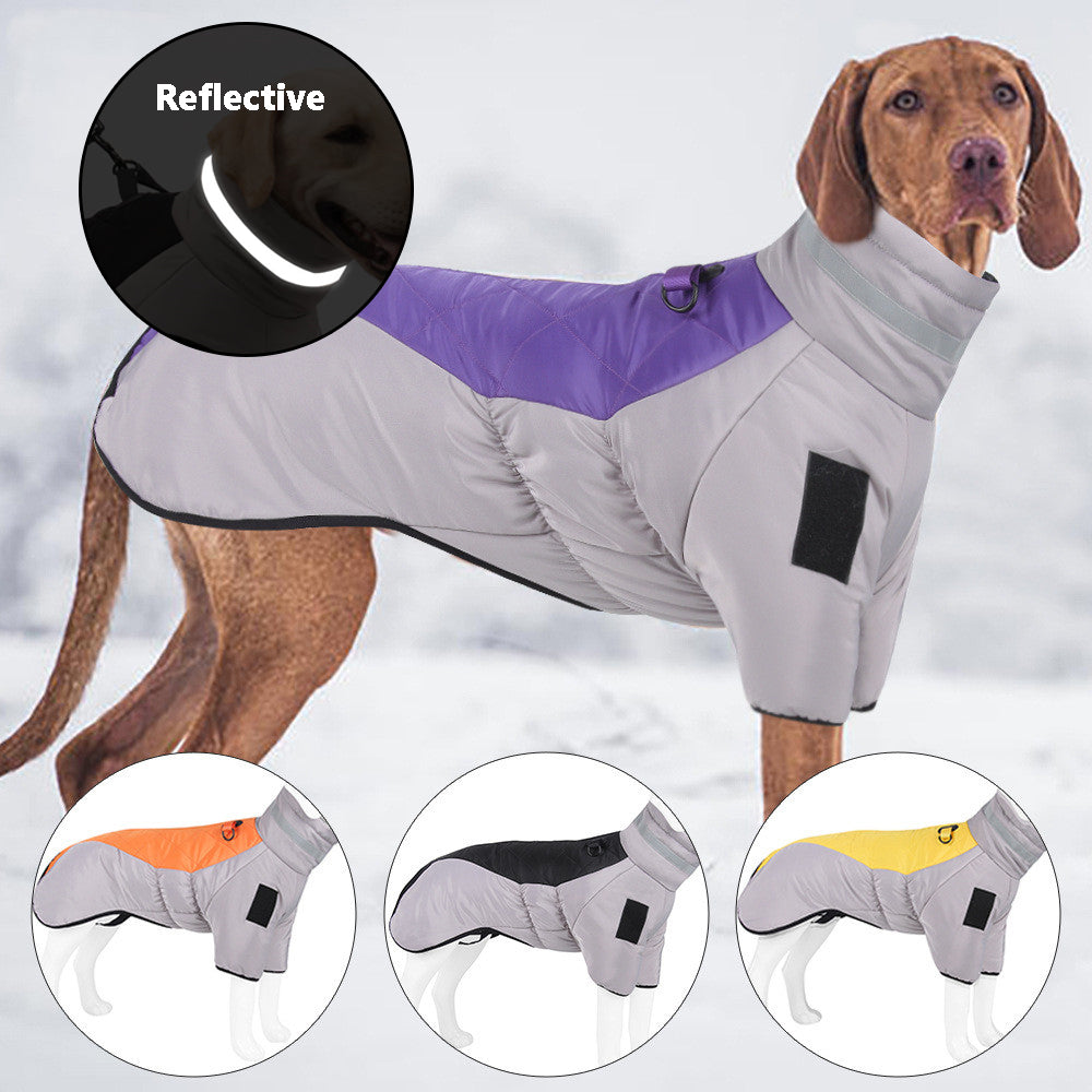 New Pet Dog Clothes Thickened With Reflective Warmth Pet Supplies - Majestic Pet Kingdom