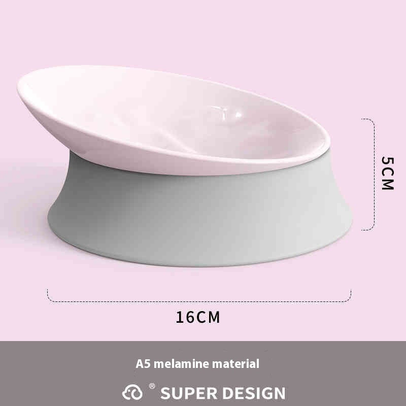 Pet Protective Cervical Spine Drinking Bowl Cat Dish