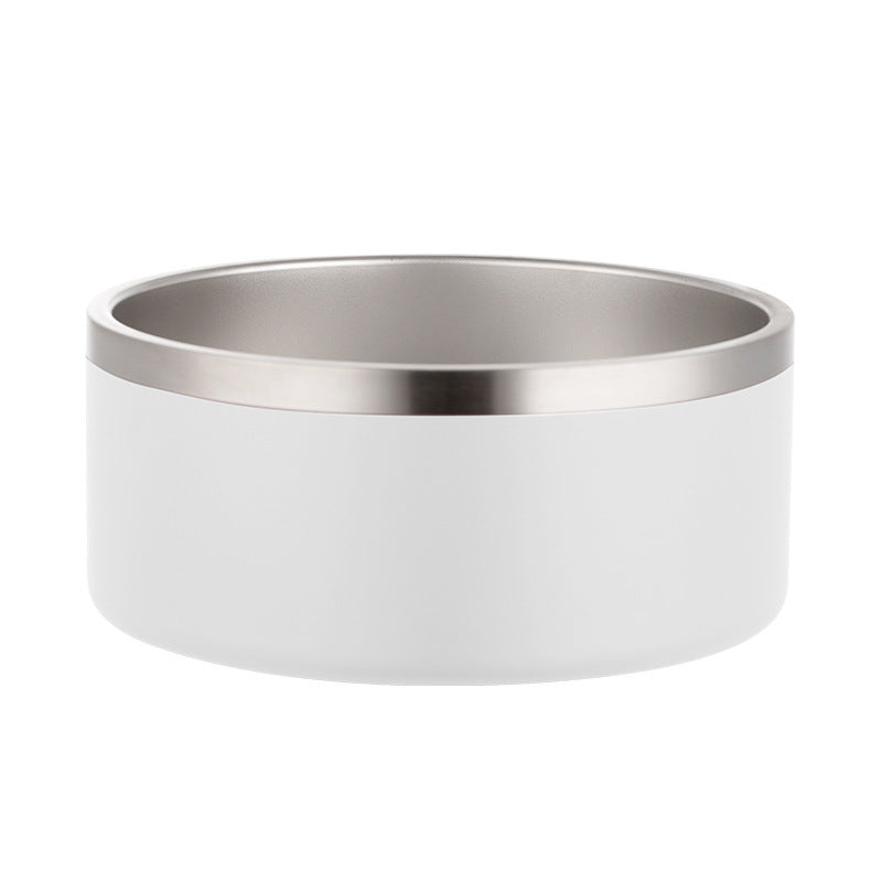 Stainless Steel Dog Bowl Inside And Outside 304 With Silica Gel Pad - Majestic Pet Kingdom