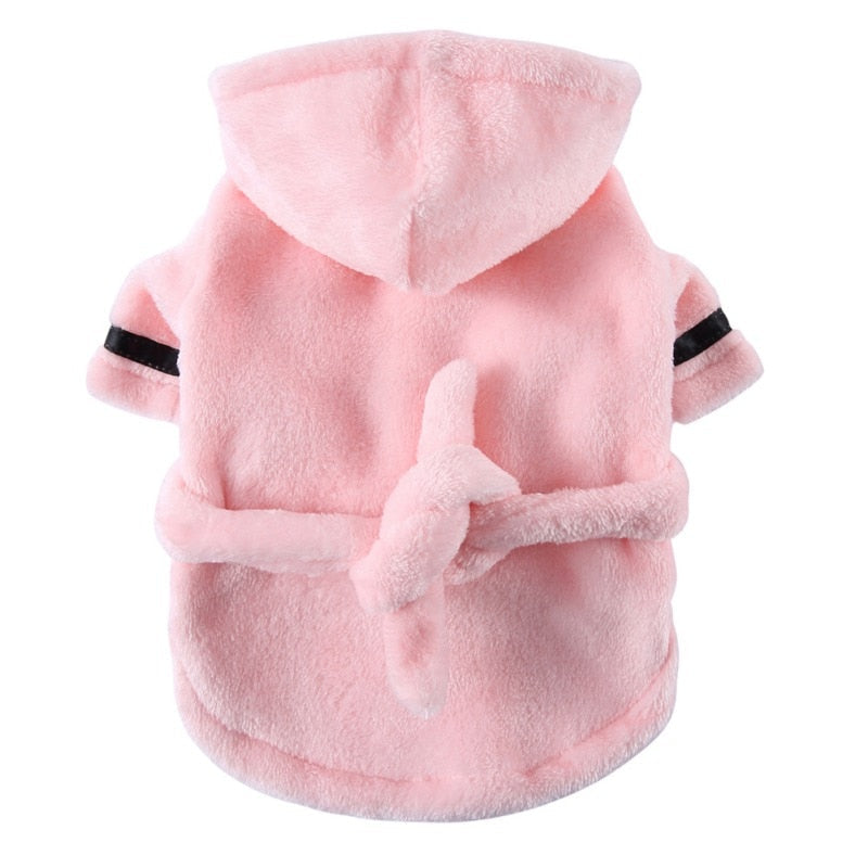 Dog Bathrobe Super Absorbent Quick-Drying Microfiber Pajamas - Detail Angle 6 | Majestic Pet Kingdom