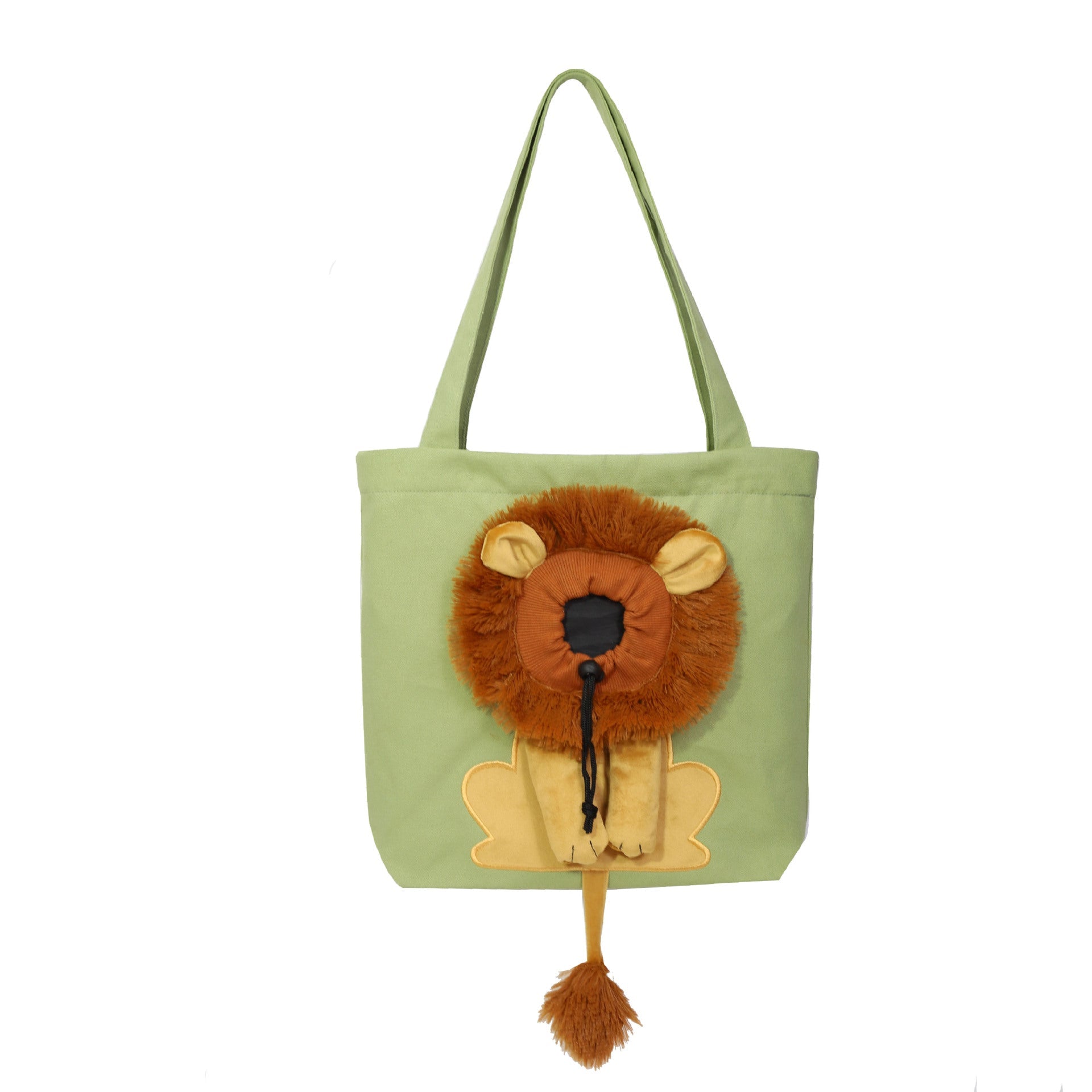 Soft Pet Carriers Lion Design Portable Breathable Bag Cat Dog Carrier Bags Outgoing Travel Pets Handbag With Safety Zippers - Majestic Pet Kingdom