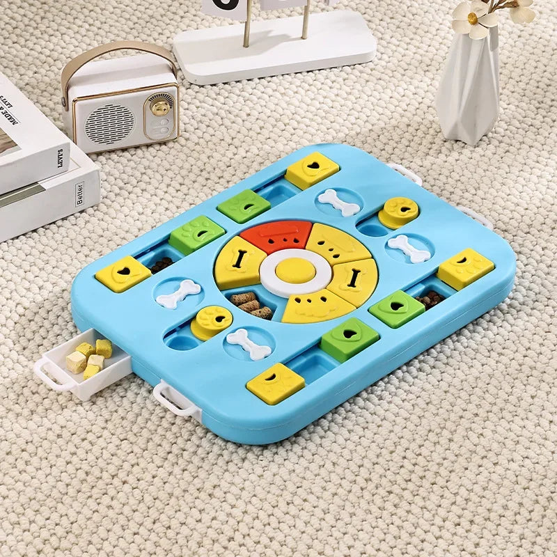 Dog Puzzle Toy Bowl: Interactive IQ Slow Feeder Game | Purrfect Pet Kingdom