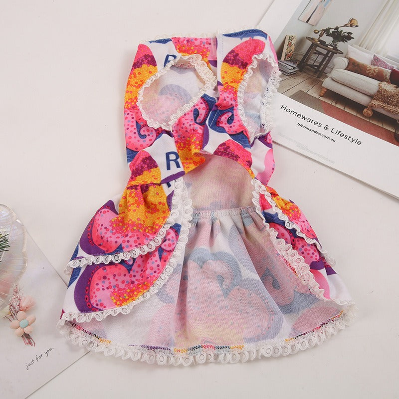Dog Princess Skirt: Cute Small Pet Lace Dress Apparel | Purrfect Pet Kingdom
