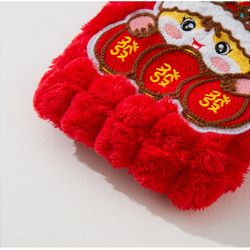 Dog Autumn And Winter, Puppy For The New Year, Golden Turtle Fleece For The New Year, Warm Fleece Coat, Small Dog, Cat And Pet Dog Clothes - Majestic Pet Kingdom