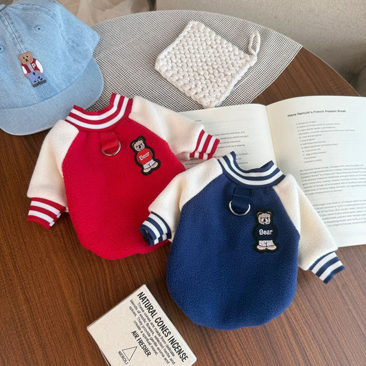 Thickened Windproof Baseball Jacket Warm Pet Clothing - Premium Pet Accessory
