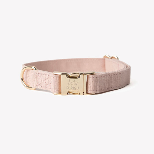 'Baby Pink' - Canvas Dog Collar | Purrfect Pet Kingdom