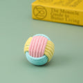 Handmade Cat Hair Ball Plush Cotton Ball To Relieve Boredom Self Training Interactive Toys For Grinding Pet Teeth