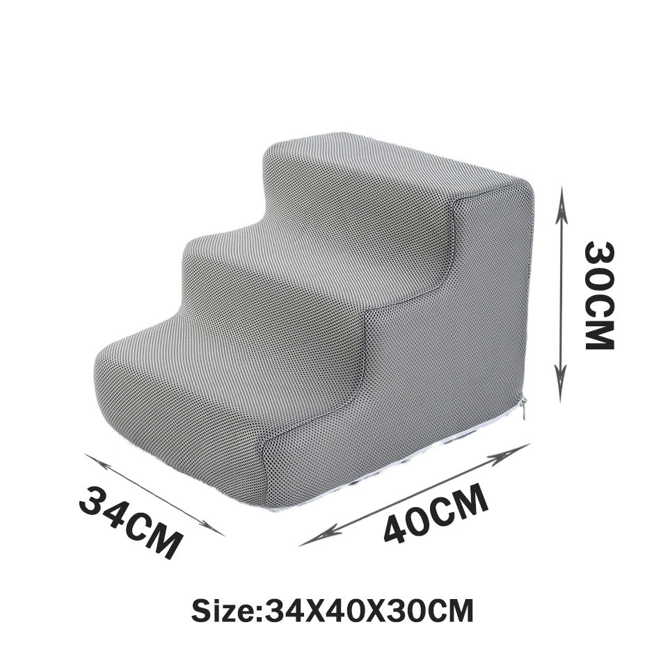 Non-Slip Folding Pet Sofa Steps & Dog Ladder