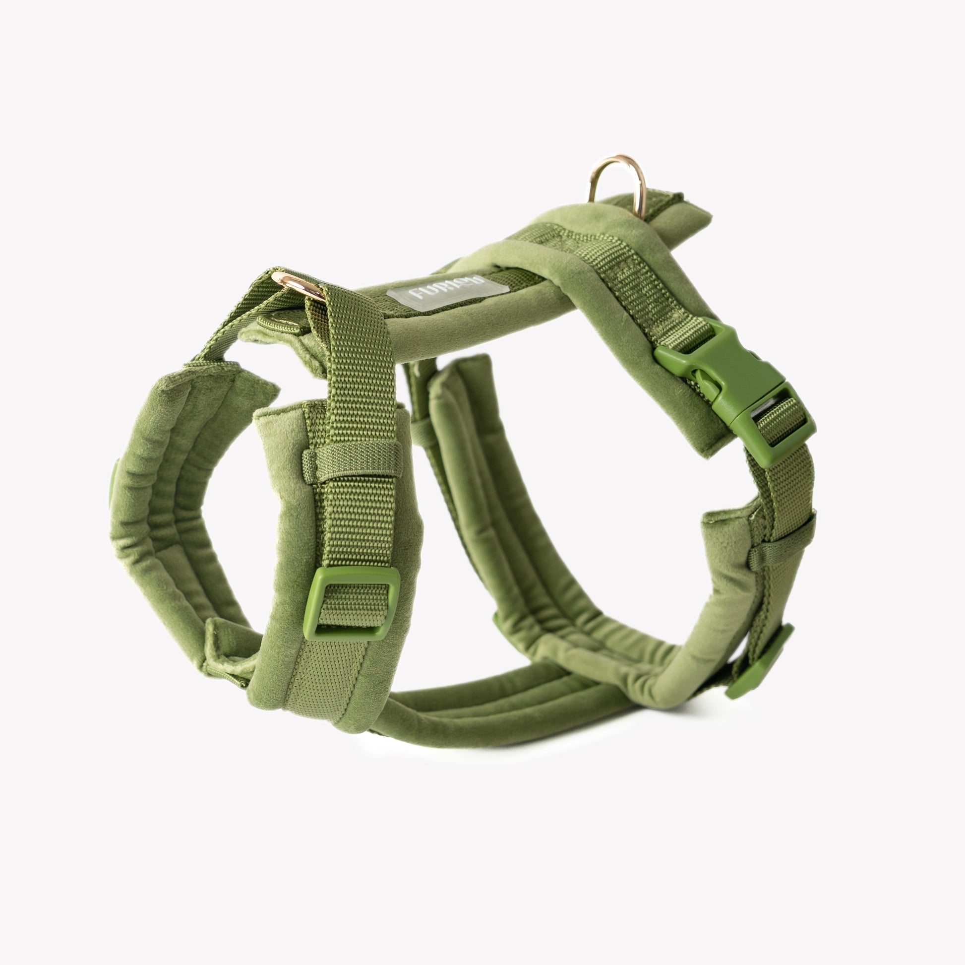 Green - Velvet Dog Harness | Purrfect Pet Kingdom