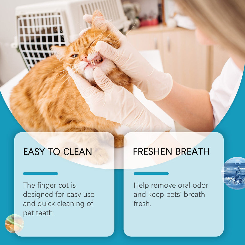 Pet Dental Wipes: Tartar & Oral Care Finger Wipes