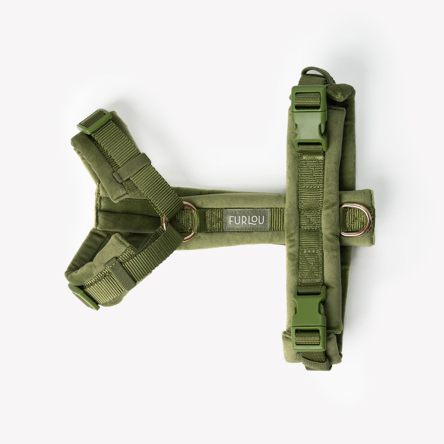 Green - Velvet Dog Harness | Purrfect Pet Kingdom