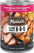 Merrick Slow Cooked Grain Free Adult BBQ Kansas City Pork Wet Dog Food (12.7oz) - Majestic Pet Kingdom