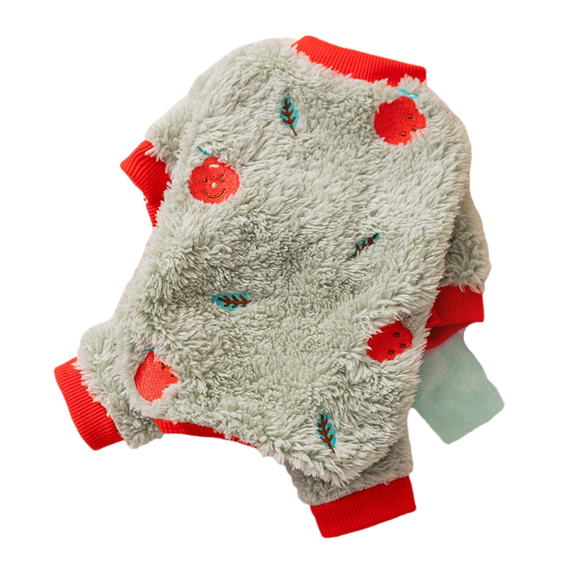 Wholesale Of Dog Clothes, Autumn And Winter Warm Four-legged Clothes, Small And Medium-sized Dog Teddy Bichon Frise Fleece Clothes, And Cat Pet Clothing - Majestic Pet Kingdom
