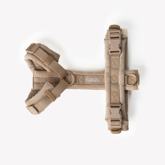 Sand - Velvet Dog Harness | Purrfect Pet Kingdom