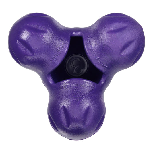 dog-treat-dispenser-toy-tux-eggplant-tough-rubber-chew-class-luxury-view-2 | Majestic Pet Kingdom