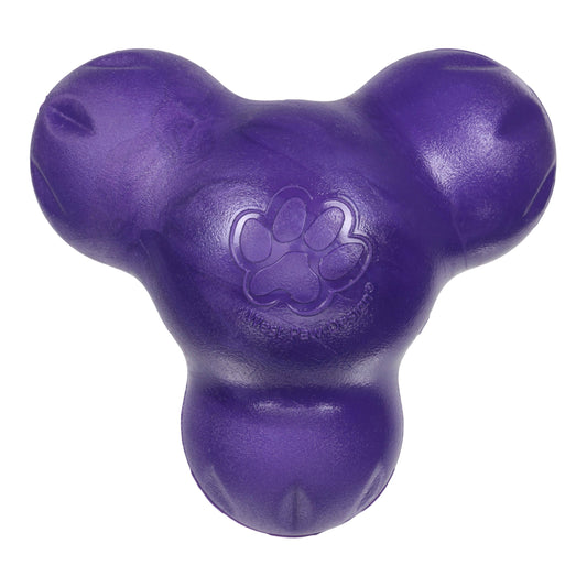 dog-treat-dispenser-toy-tux-eggplant-tough-rubber-chew-class-luxury-view-1 | Majestic Pet Kingdom