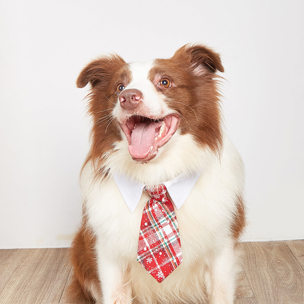 Christmas Pet Bandana: Holiday Scarf Bib for Small & Large Dogs