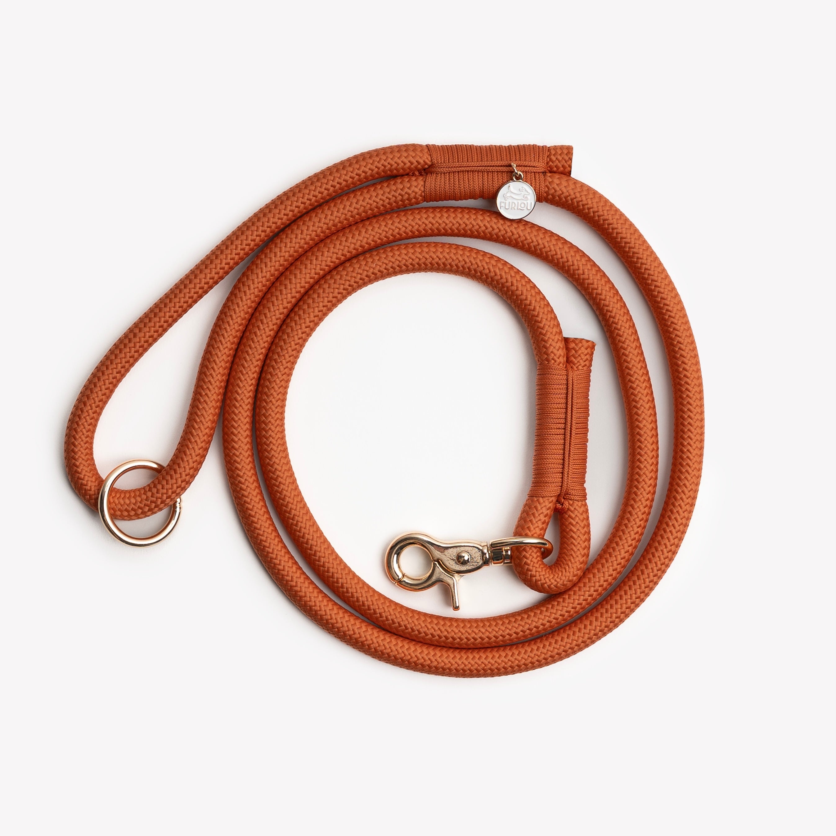 Terracotta' - Braided Rope Leash - Majestic Pet Kingdom