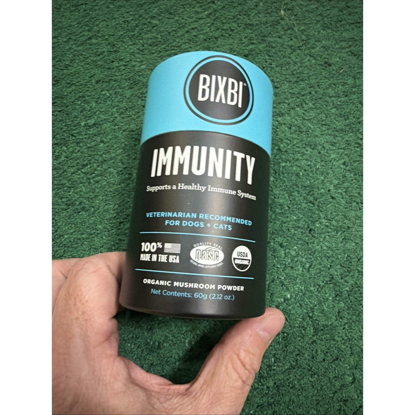 Pet Immune Powder BIXBI Organic Superfood Mushroom Booster 60g - Detail Angle 2 | Majestic Pet Kingdom