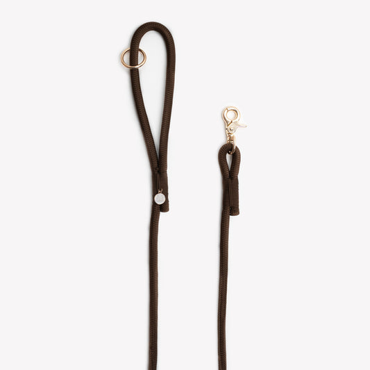 Brown' - Braided Rope Leash - Majestic Pet Kingdom