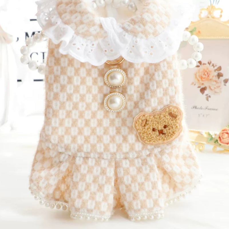 Winter And Spring Thick Style Cat Princess Cotton Skirt