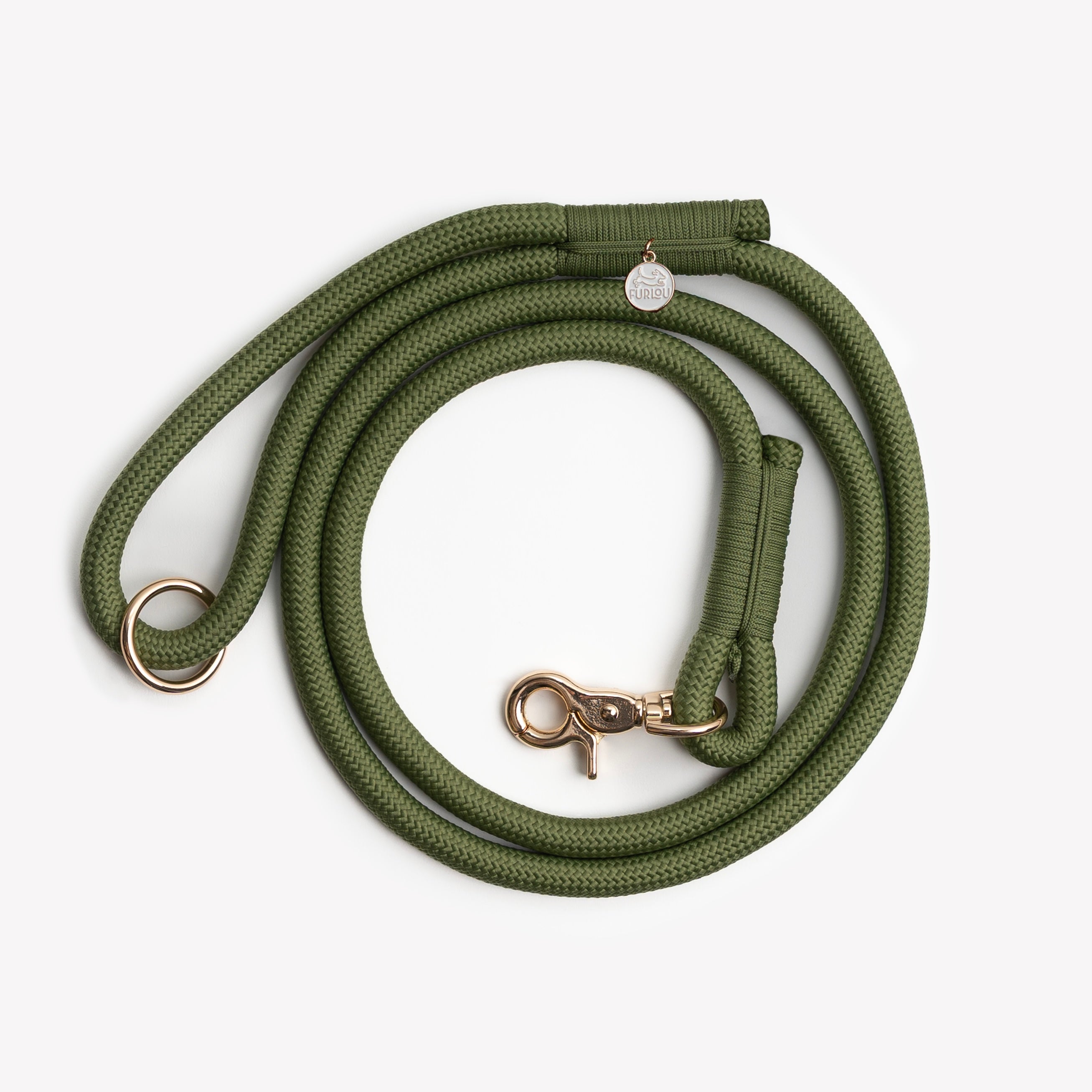Green' - Braided Rope Leash - Majestic Pet Kingdom