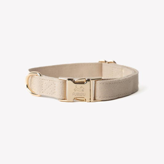 'Tan' - Canvas Dog Collar | Purrfect Pet Kingdom