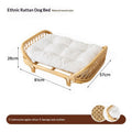 Rattan Dog Bed Rattan Dog Kennel For Small And Medium-Sized Dogs