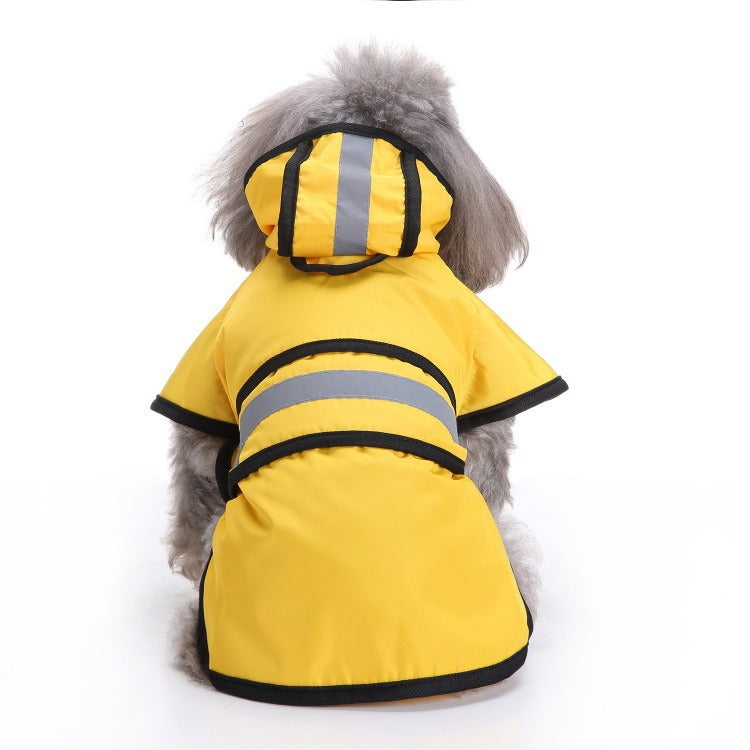 Reflective Dog Raincoat: Four-Seasons Waterproof Jacket