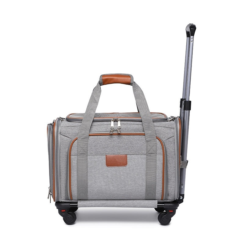 HB PET Portable Dog Travel Bag Airline-Approved Pet Trolley