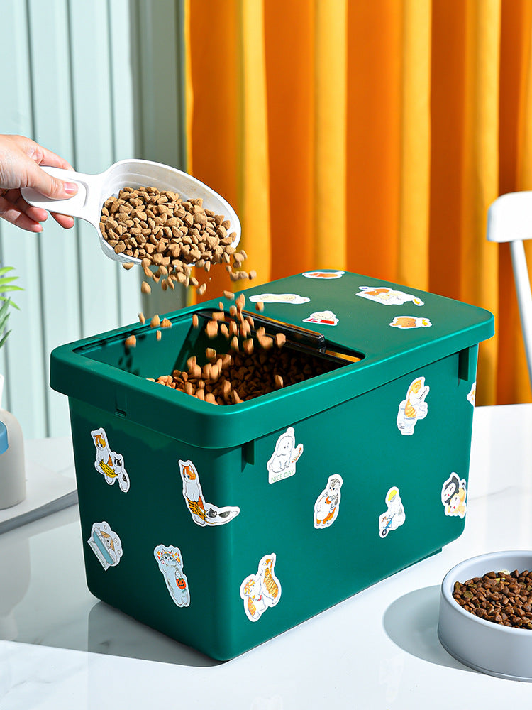 Dog & Cat Food Storage Bucket Box Container