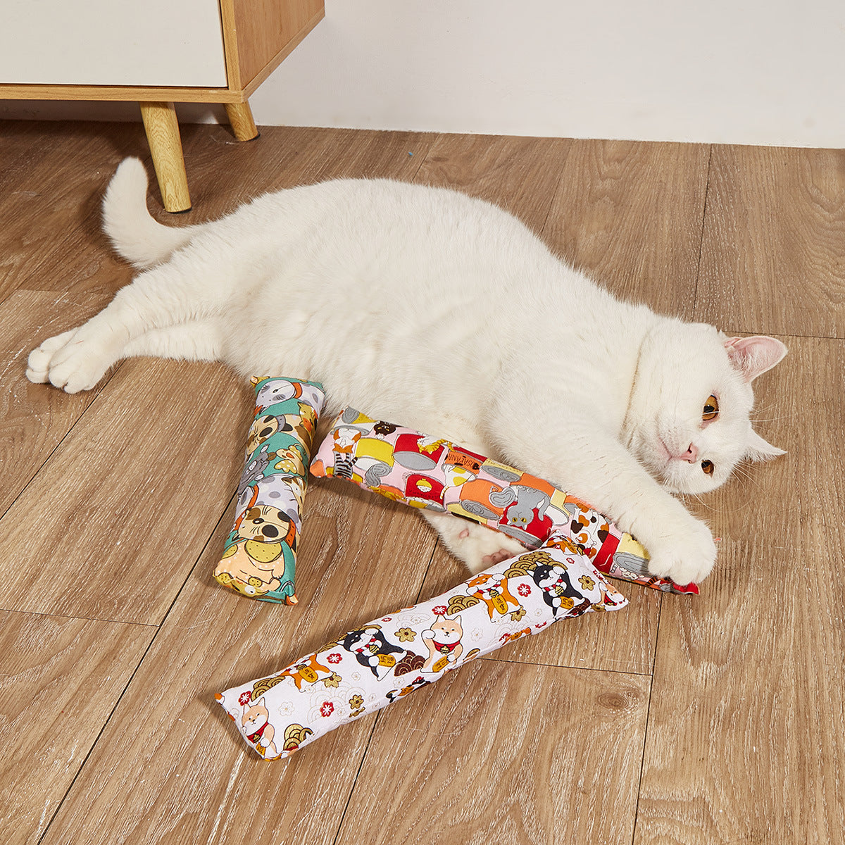 Creative Catnip Pillow Cat Teaser Toy Cat Pillow Pet Supplies Bite Grinding Claw Cross-border Amazon Hot