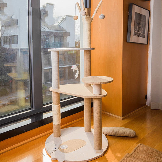 Cat Tree Large Multi-Level Integrated Shelf Climbing Tower