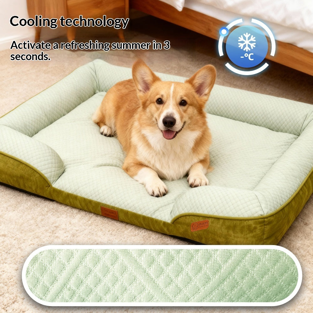 Summer Cooling Detachable And Washable Dog Bed Cat Sofa Pet Nest - Majestic Pet Kingdom