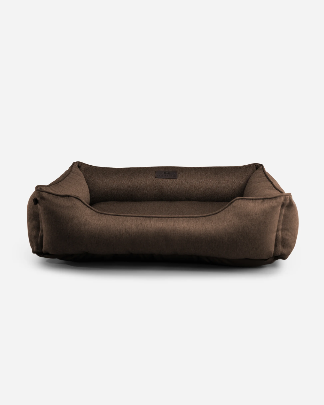Cotton Sleeper Dog Bed – Breathable, Flat Surface, Brown - Majestic Pet Kingdom