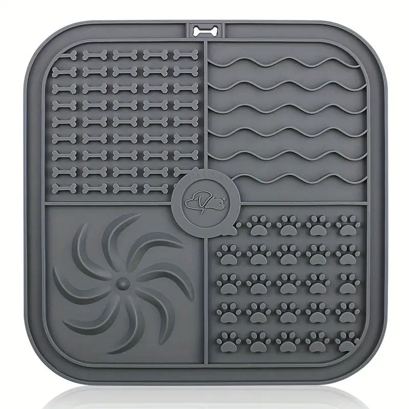 Bottom Suction Cup Non-slip Silicone Pet Slow Food Mat